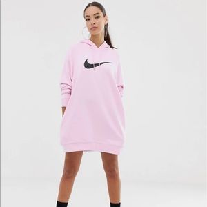 black nike hoodie dress